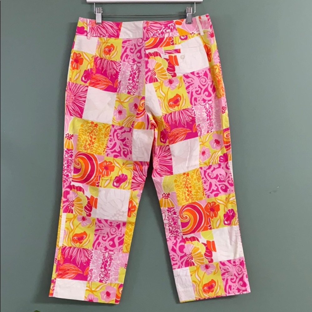 Lilly Pulitzer White Label Cropped Pants Vintage